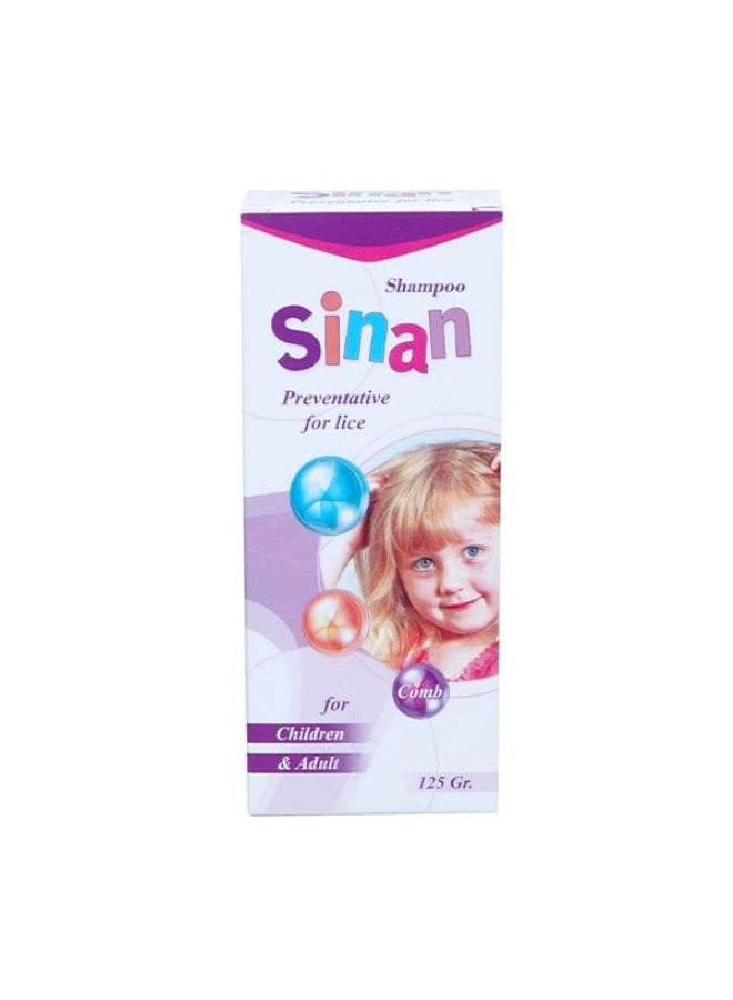 Sinan Lice prevention shampoo with comb from Sinan, 125g - Image 3
